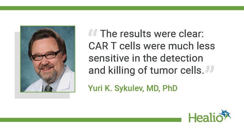 Quote from Yuri K. Sykulev, MD, PhD.