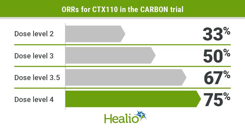 ORRs by dose level.