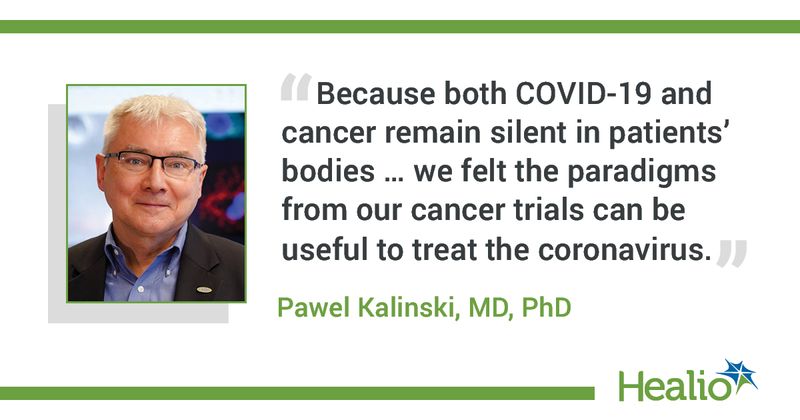 Pawel Kalinski, MD, PhD, vice chair for translational research at Roswell Park Comprehensive Cancer Center.