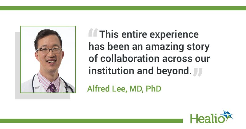 Alfred I. Lee, MD, PhD, associate professor of medicine at Yale Cancer Center.