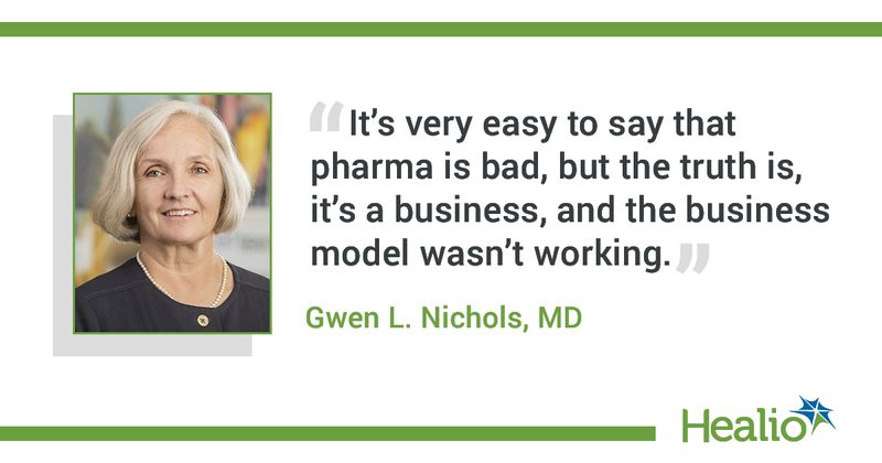 Gwen L. Nichols, MD, chief medical officer of The Leukemia & Lymphoma Society