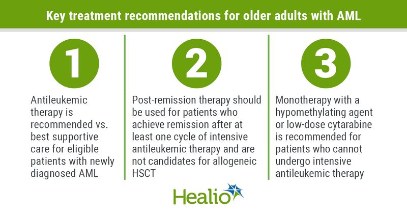 New guidelines aim to support patients, clinicians and other health care professionals in their decisions about treatment for older adults with AML.