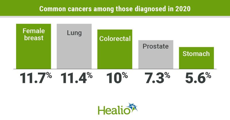 Female breast cancer has become the most common cancer worldwide, with an estimated 2.3 million new cases diagnosed last year.