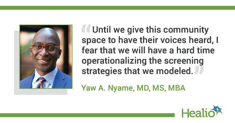 Yaw A. Nyame, MD, MS, MBA, a surgeon and urologic cancer specialist at Seattle Cancer Care Alliance