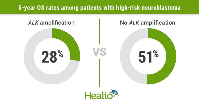 Genetic alterations of ALK, including clonal mutations and amplifications, in high-risk neuroblastoma demonstrated utility as independent predictors of poorer survival