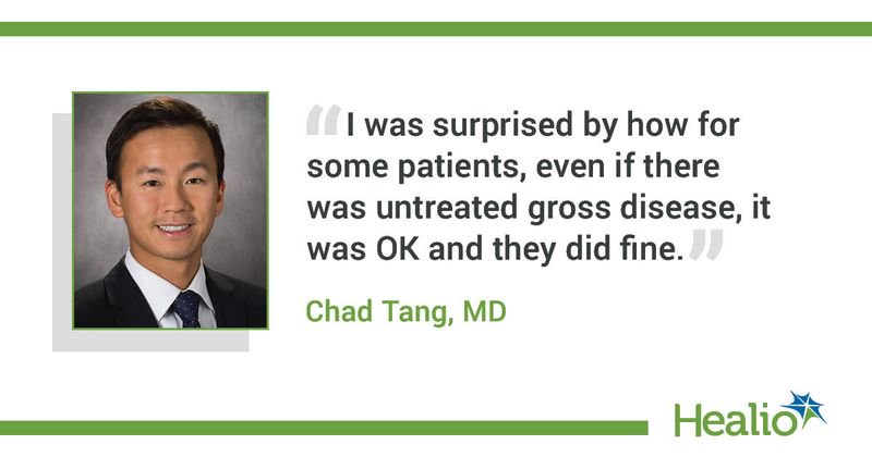 Quote from Chad Tang, MD.