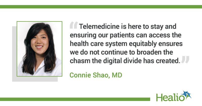 Quote from Connie Shao, MD.