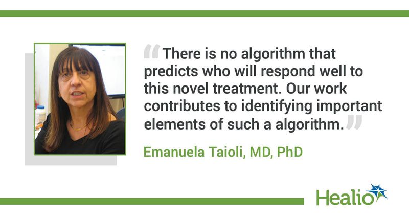 Quote from Emanuela Taioli, MD, PhD.