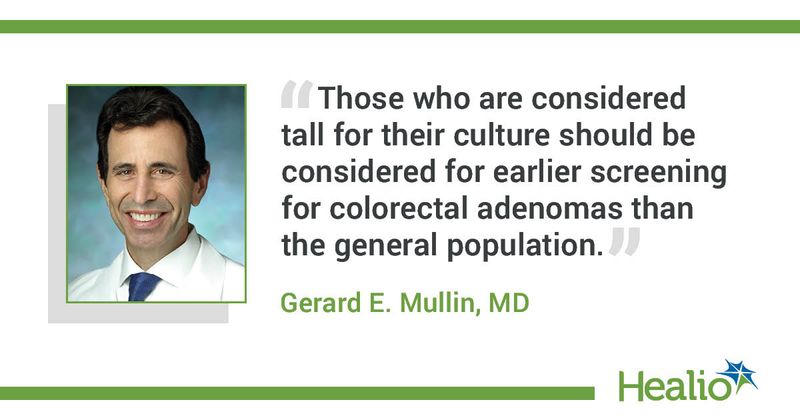 Quote from Gerard E. Mullin, MD.