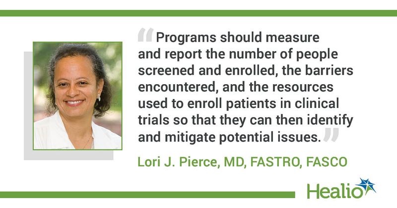 Quote from Lori J. Pierce, MD, FASTRO, FASCO.