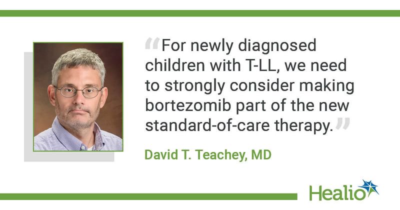 Quote from David T. Teachey, MD.