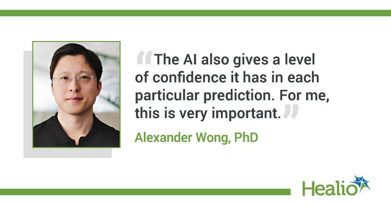 Quote from Alexander Wong, PhD