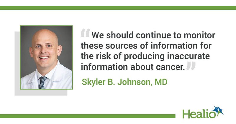 Quote from Skyler B. Johnson, MD 