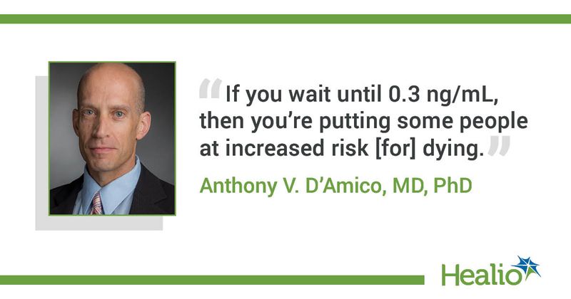 Quote from Anthony V. D’Amico, MD, PhD