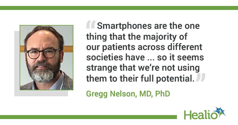 Quote from Gregg Nelson, MD, PhD