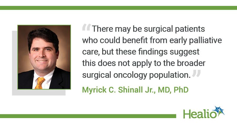 Graphic with quote from Myrick C. Shinall Jr., MD, PhD