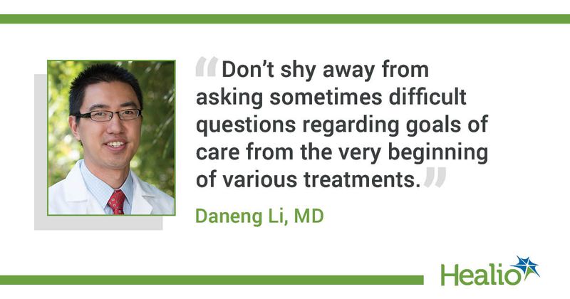 Quote from Daneng Li, MD