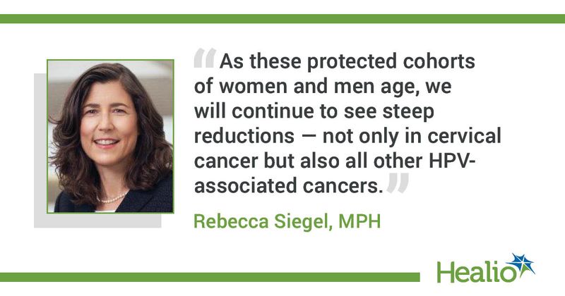 Quote from Rebecca Siegel, MPH