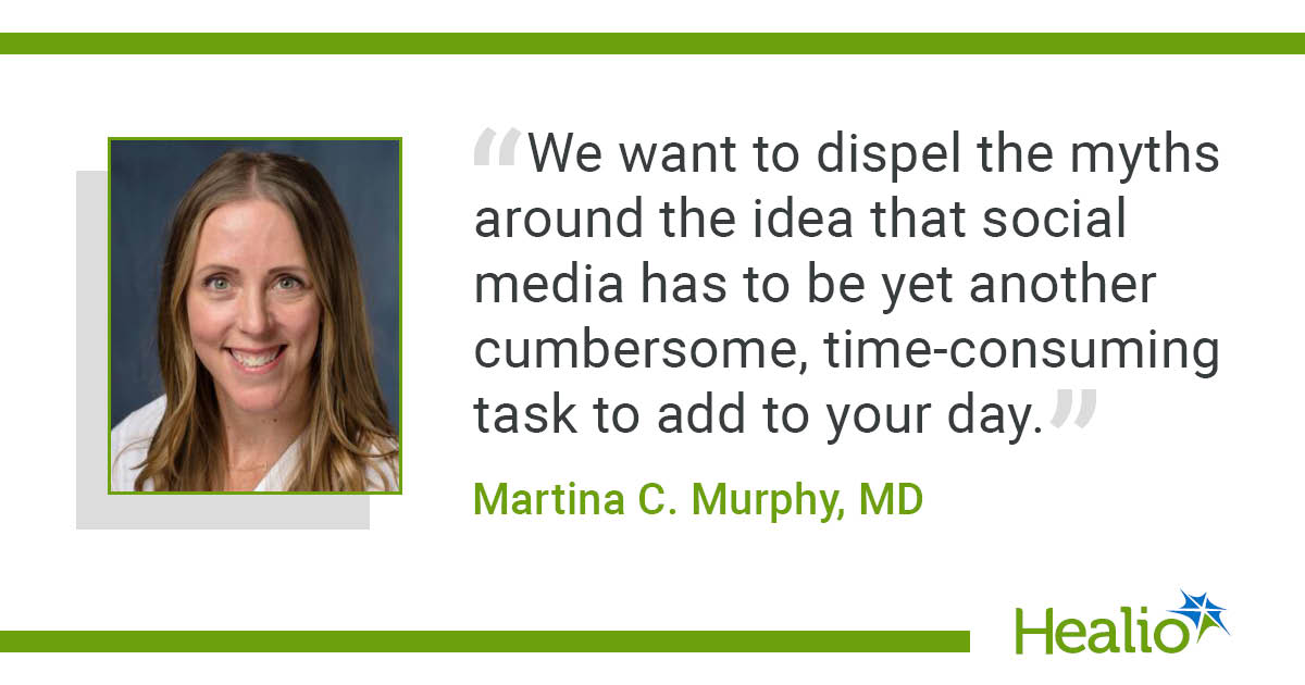 Graphic with quote from Martina C. Murphy, MD