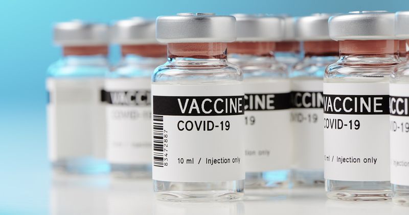 COVID vaccine stock image