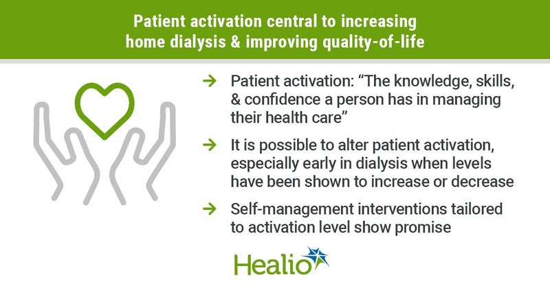 Patient activation in kidney disease