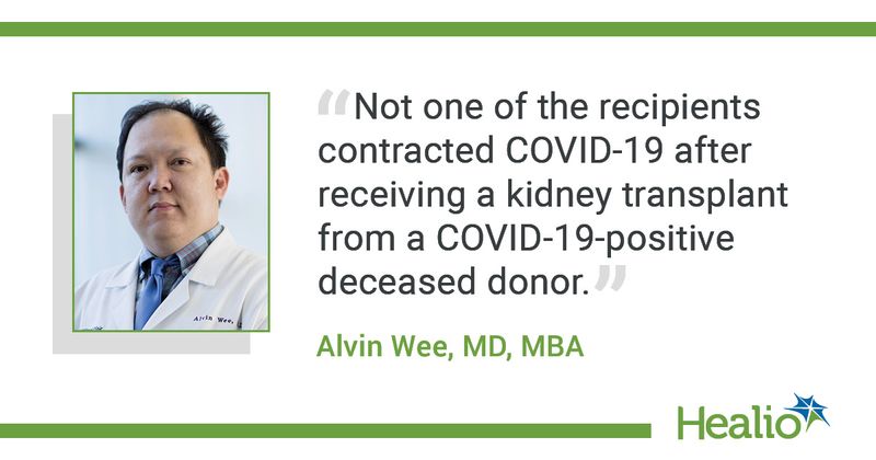 Quote from Alvin Wee, MD, MBA