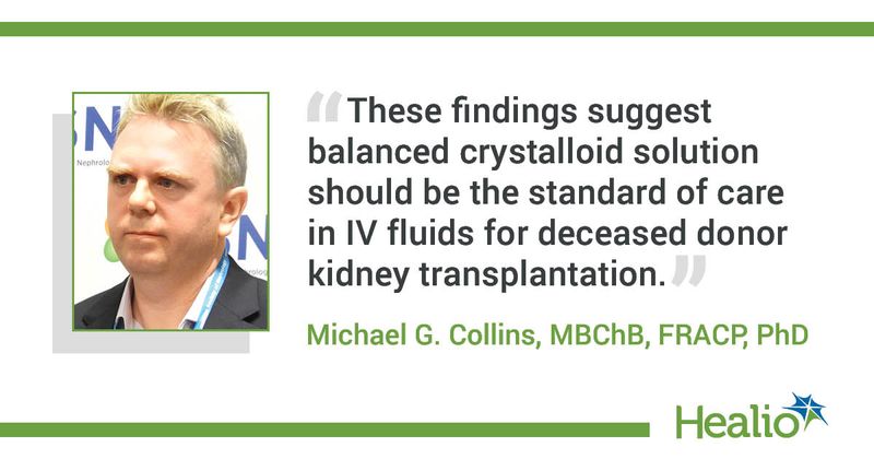 Quote from Michael G. Collins, MBChB, FRACP, PhD