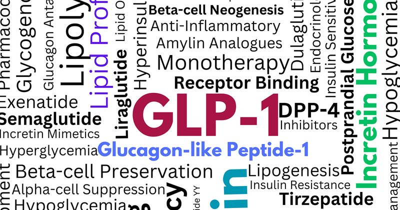 GLP-1 word cloud