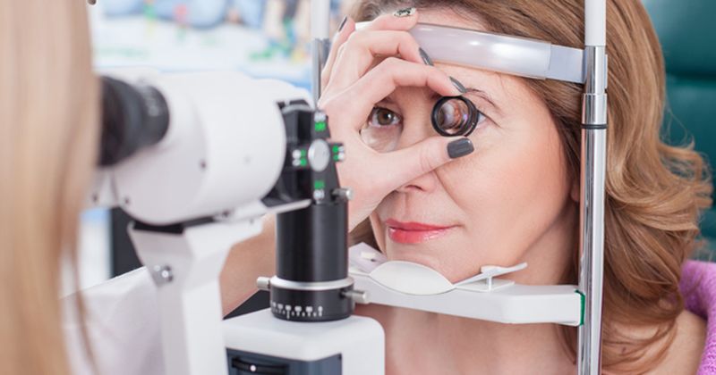 adult eye exam