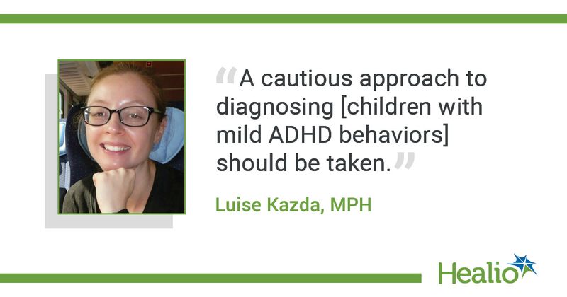 Kazda infographic with quote about ADHD overdiagnosing