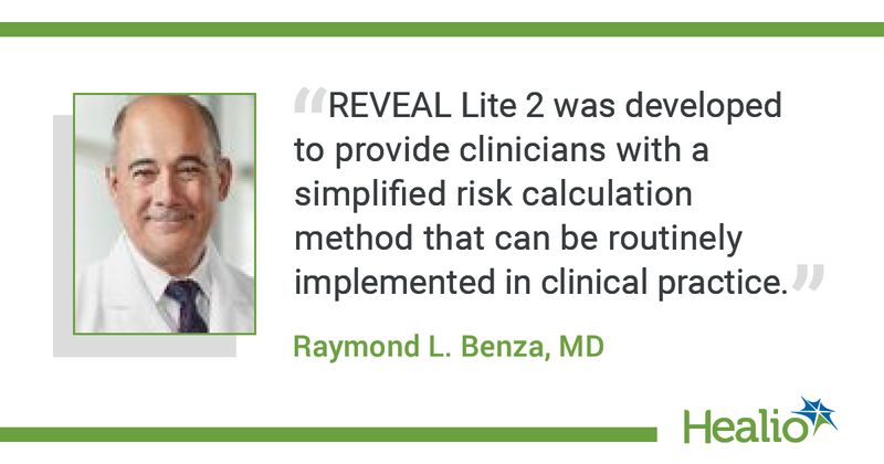 Raymond L. Benza, MD, quote.