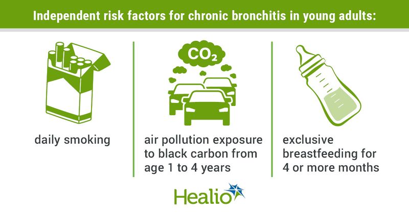 Independent risk factors for chronic bronchitis in young adults