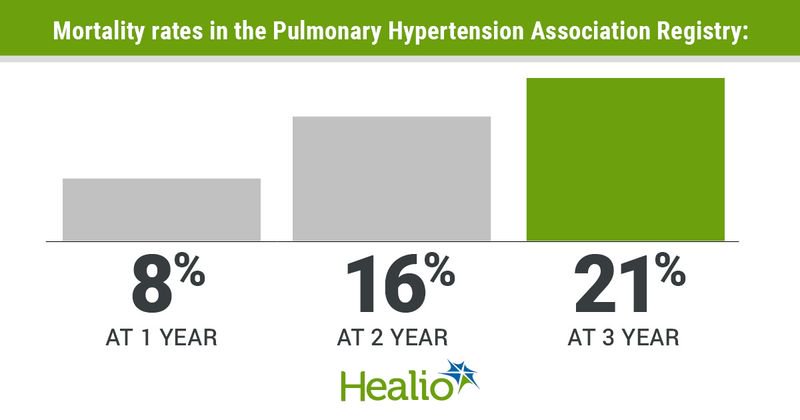 Mortality rates in the Pulmonary Hypertension Association Registry