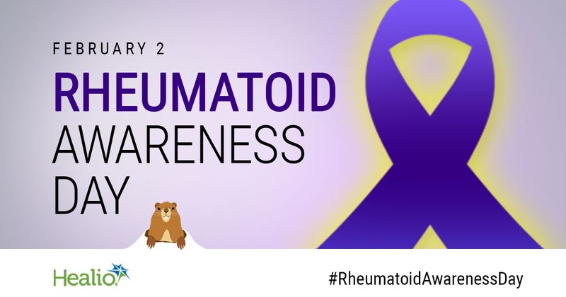 An infographic promoting Rheumatoid Awareness Day on Feb. 2.