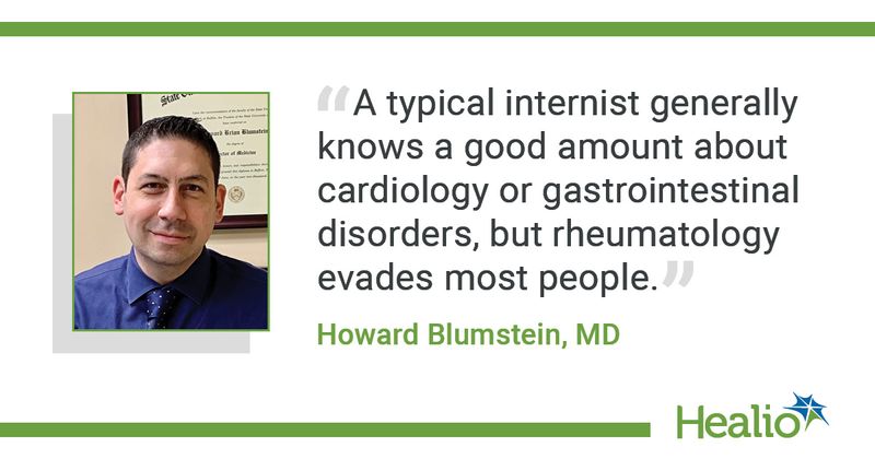 Rheum quote Blumstein