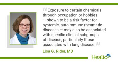 Silica dust, heavy metal, solvents may contribute to myositis with lung involvement