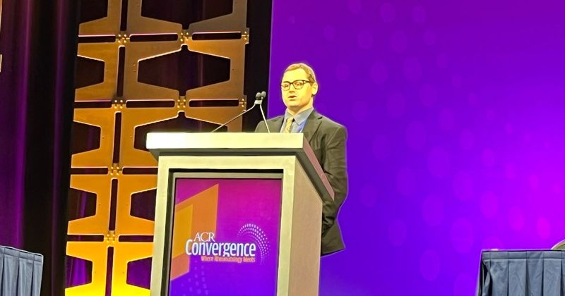 Gregory Challener, MD, speaks at ACR Convergence 2024.