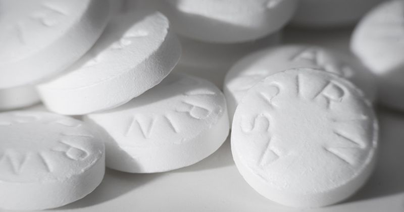 Photo of aspirin pills