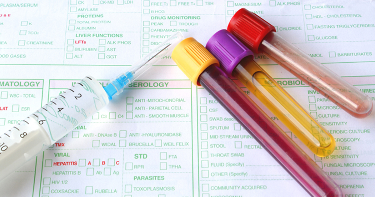 Blood tests general 2019