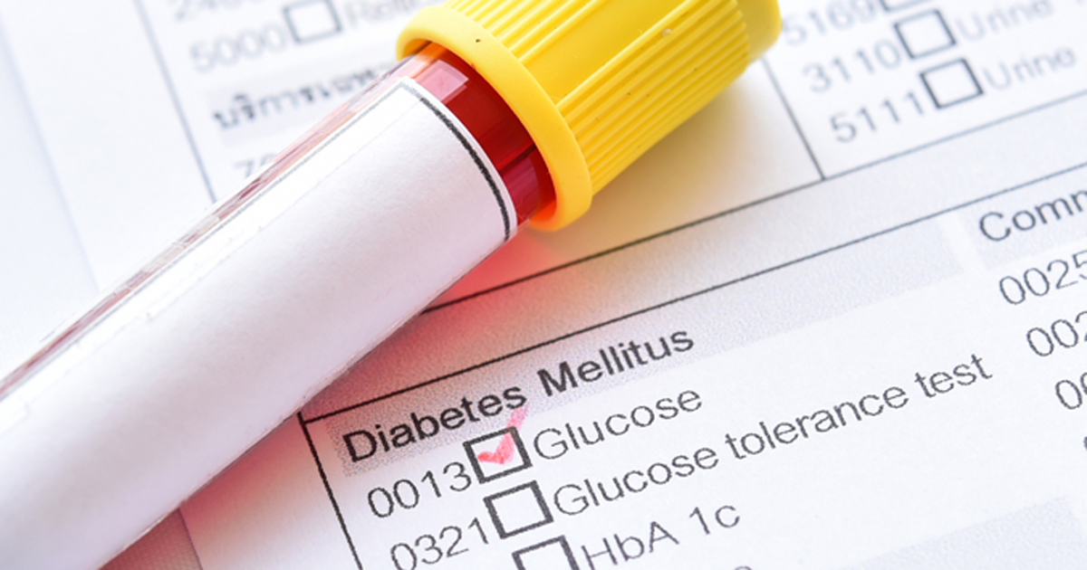 Diabetes glucose test 2019