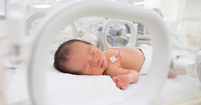 Baby in an NICU