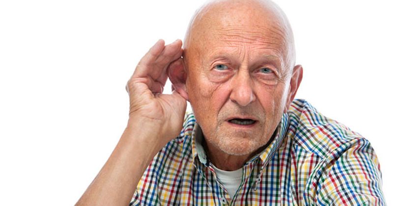 Hearing problem in an older man