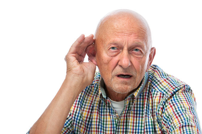 Older Man With Hearing Problem