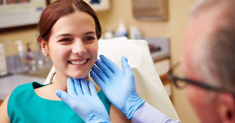 Photo of patient smiling with teeth