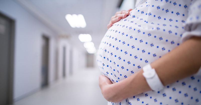 Pregnant women in hospital