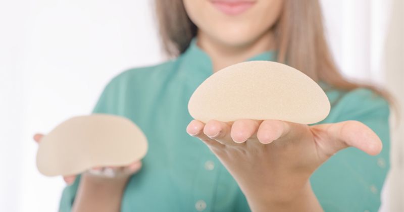 Photo of breast implants