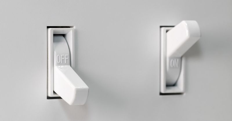 Two light switches.