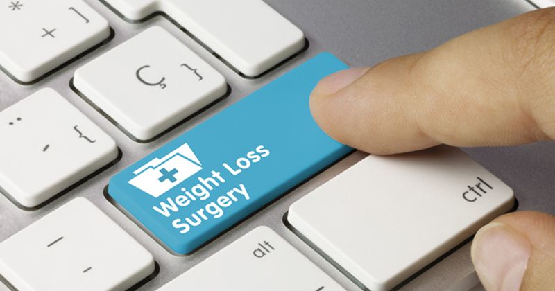 keyboard key that says weight loss surgery