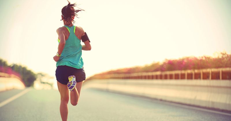 Woman running