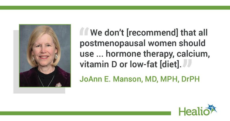 JoAnn E. Manson, MD, MPH, DrPH, quote